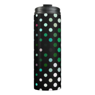 Abstract halftone background pattern. Geometric co Thermal Tumbler