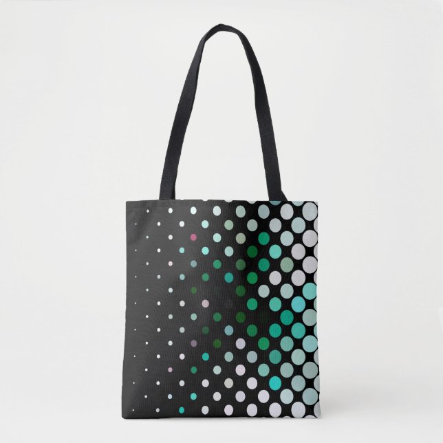 Abstract halftone background pattern. Geometric co Tote Bag (Front)