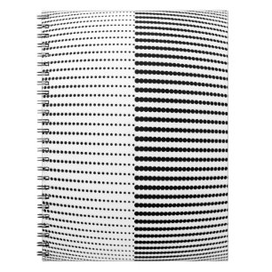 Abstract halftone pattern. Vintage halftone dots b Notebook