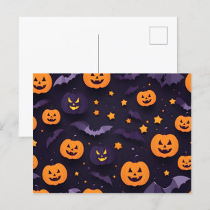 Abstract Halloween design Postcard