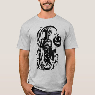 Abstract Halloween Skeleton Shirt