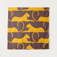 Abstract Hand Drawing Leopard Cheetah Panther Cat 