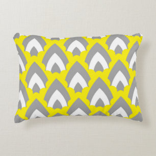 Abstract Hand Drawing Retro Geometric Shapes Trian Decorative Cushion