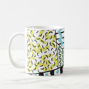 Abstract hand drawn background 3 coffee mug