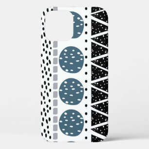 Abstract hand drawn, creative vintage texture. iPhone 12 case