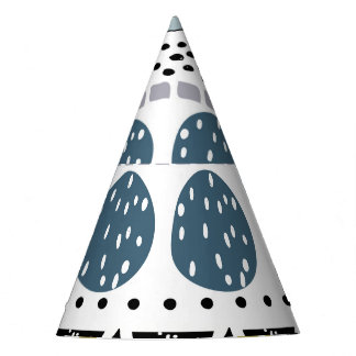 Abstract hand drawn, creative vintage texture. party hat