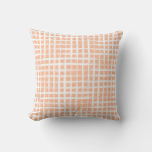 Abstract hand drawn grid geometric illustration pa cushion