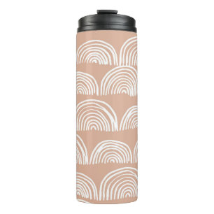 Abstract hand-drawn seamless pattern. thermal tumbler