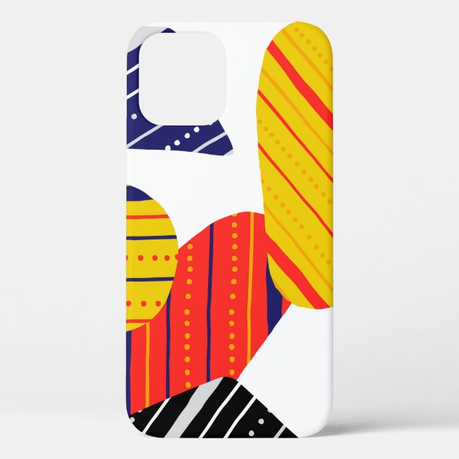Abstract hand drawn, stylish pattern. Case-Mate iPhone case (Back)