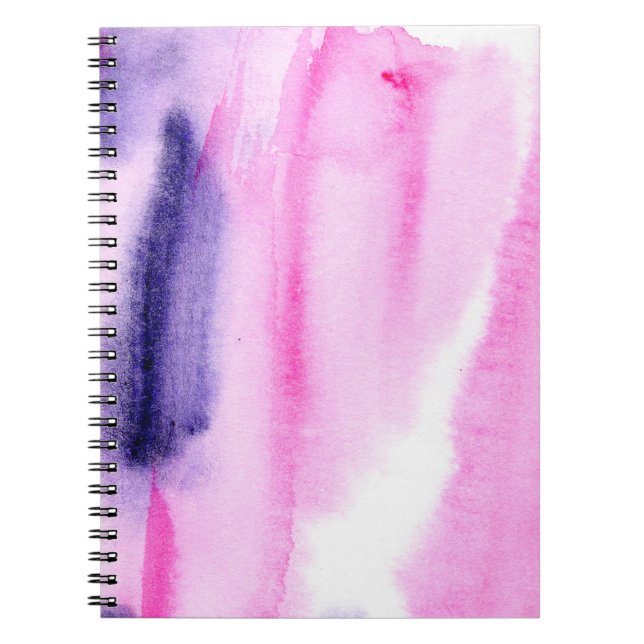 abstract hand made background with artistic waterc notebook (Front)