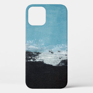 Abstract hand painted landscape iPhone 12 case