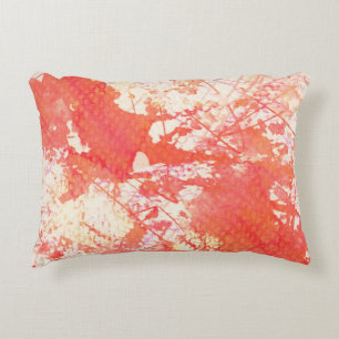 Abstract hand painted watercolor background. 2 2 decorative cushion