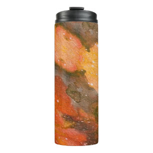 Abstract hand painted watercolor. Nice backgrounda Thermal Tumbler