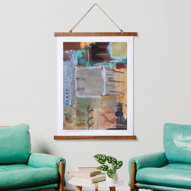 Abstract Hanging Wall Tapestry (Living Room)