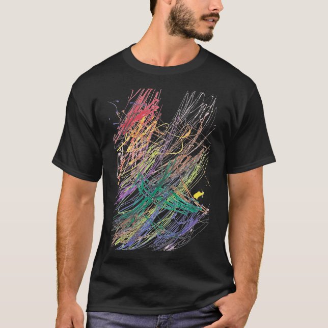 “Abstract Harmony: Childish Drawing for Peace” T-Shirt (Front)