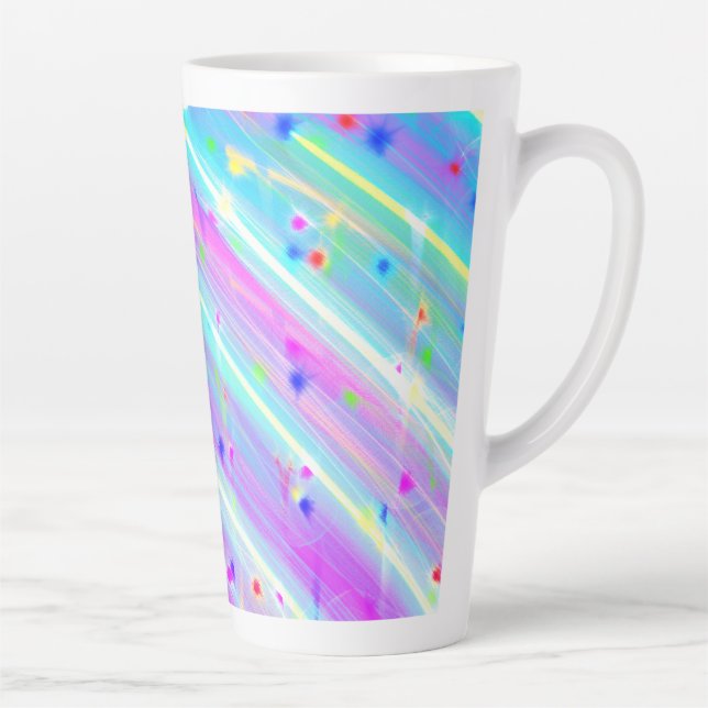 Abstract Harmony Latte Mug (Right)