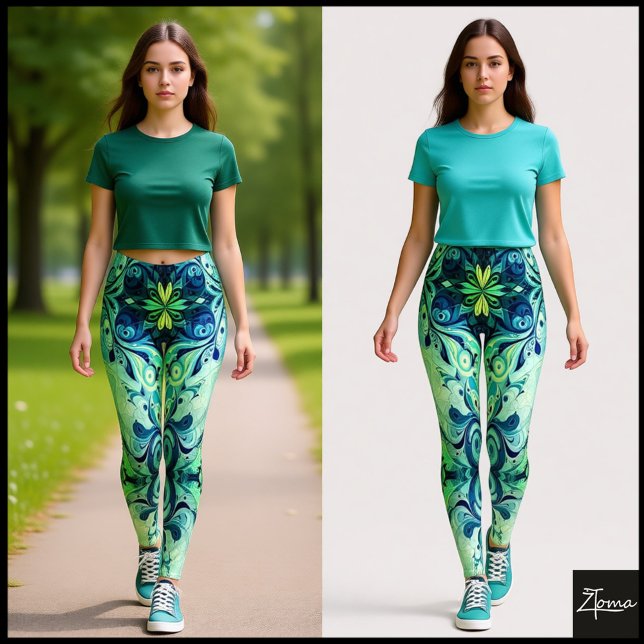 Abstract Harmony Leggings (Creator Uploaded)
