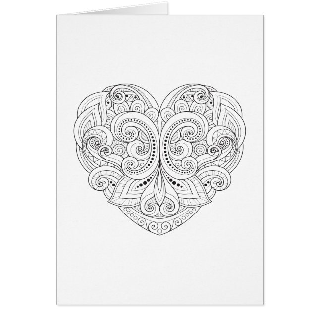 Abstract Heart Doodle (Front)