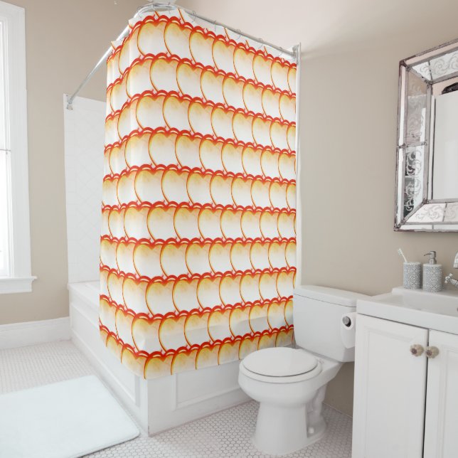 Abstract Heart  Shower Curtain (In Situ)