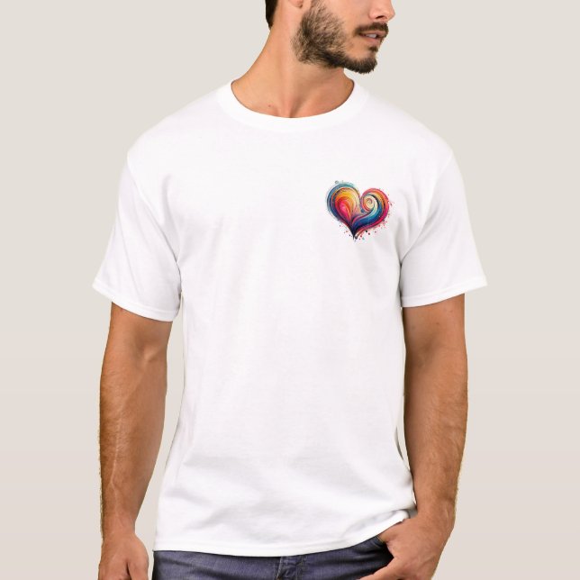 Abstract Heart T-Shirt (Front)