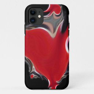 Abstract Hearts Afire iPhone 11 Case