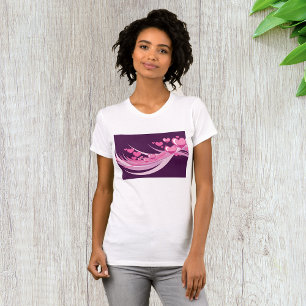 Abstract Hearts Womens T-Shirt
