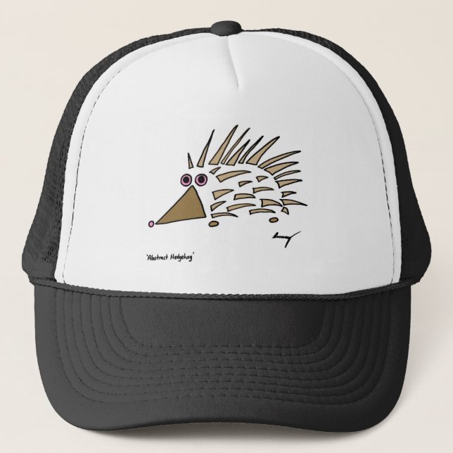 Abstract Hedgehog Hat (Front)