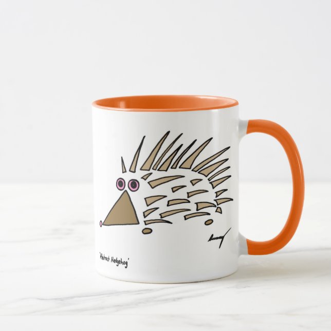 Abstract Hedgehog Mug (Right)