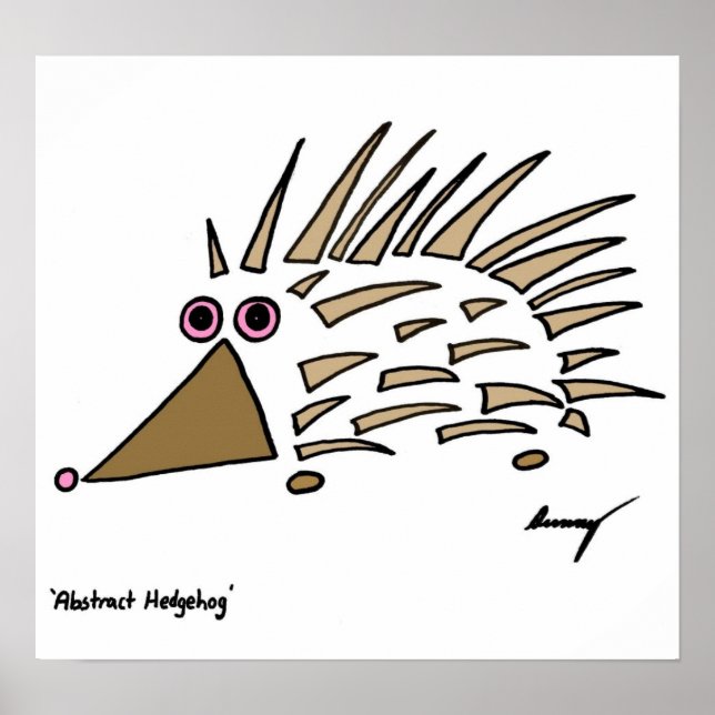 Abstract Hedgehog Print (Front)