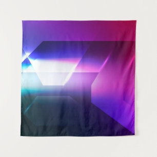 Abstract Hexagonal shape backgroundabstract, art, Tapestry