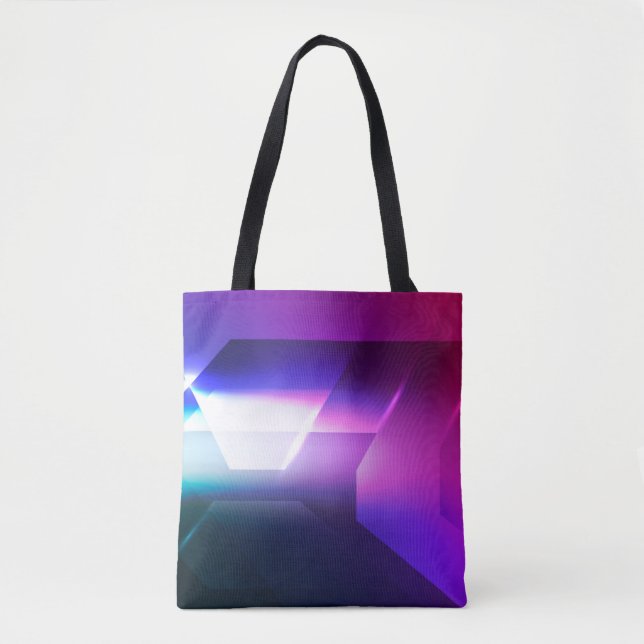 Abstract Hexagonal shape backgroundabstract, art,  Tote Bag (Front)