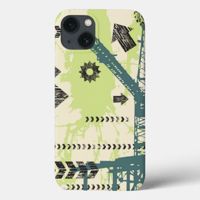 Abstract hi-tech background Case-Mate iPhone case (Back)