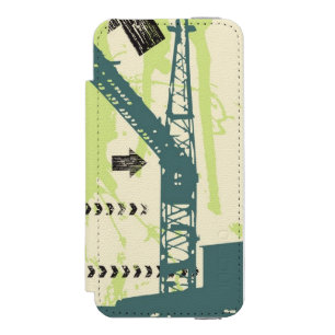 Abstract hi-tech background incipio watson™ iPhone 5 wallet case