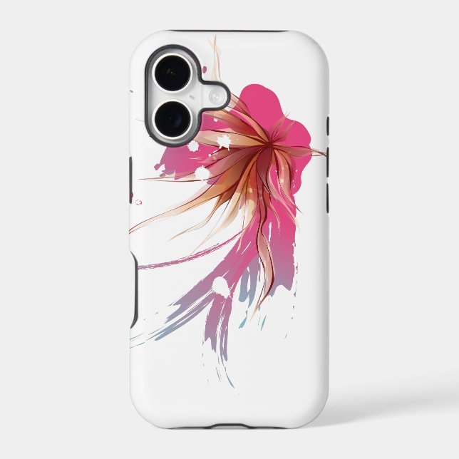 Abstract Hibiscus Flower (Back)