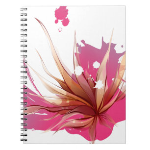 Abstract Hibiscus Flower Notebook