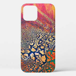 Abstract highly detailed textured grunge backgroun iPhone 12 case