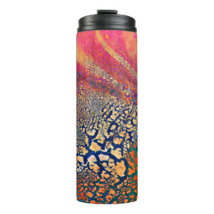 Abstract highly detailed textured grunge backgroun thermal tumbler