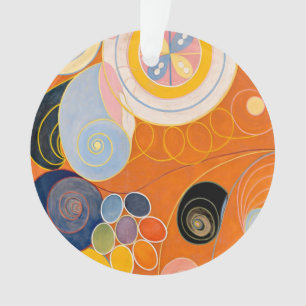 abstract hilma af Klint The ten Largest no.5 - you Ornament