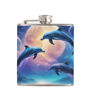 Abstract Hip Flask
