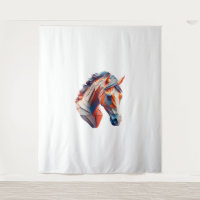 Abstract Horse Art A Colourful Twist on Wildlife I