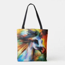 Abstract Horse Art Beautiful Grey White Equine
