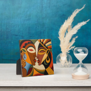 Abstract human design plaque