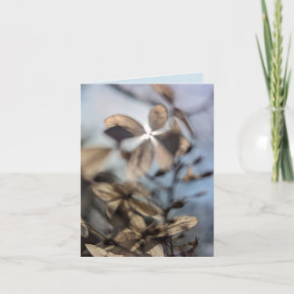 Abstract Hydrangea Card