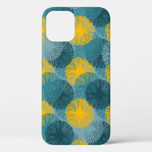 Abstract Ikat and boho style handcraft fabric patt iPhone 12 Case