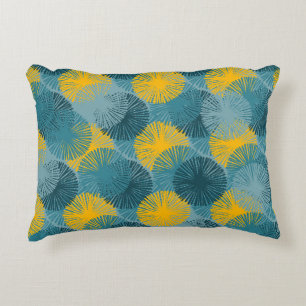 Abstract Ikat and boho style handcraft fabric patt Decorative Cushion