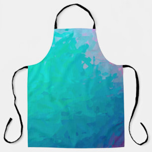 Abstract illustration of green Impressionist Impas Apron