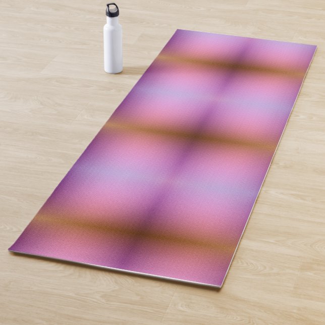 Abstract image featuring a vertical gradient  yoga mat (In Situ)