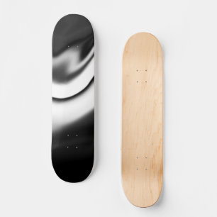 Abstract in Black and white Skateboard