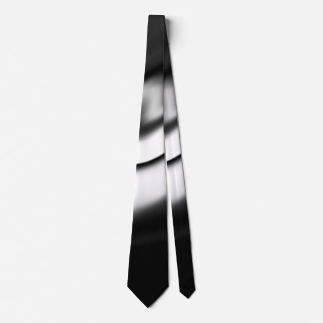 Abstract in Black and white Tie (Front)