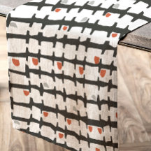 Abstract in red and black